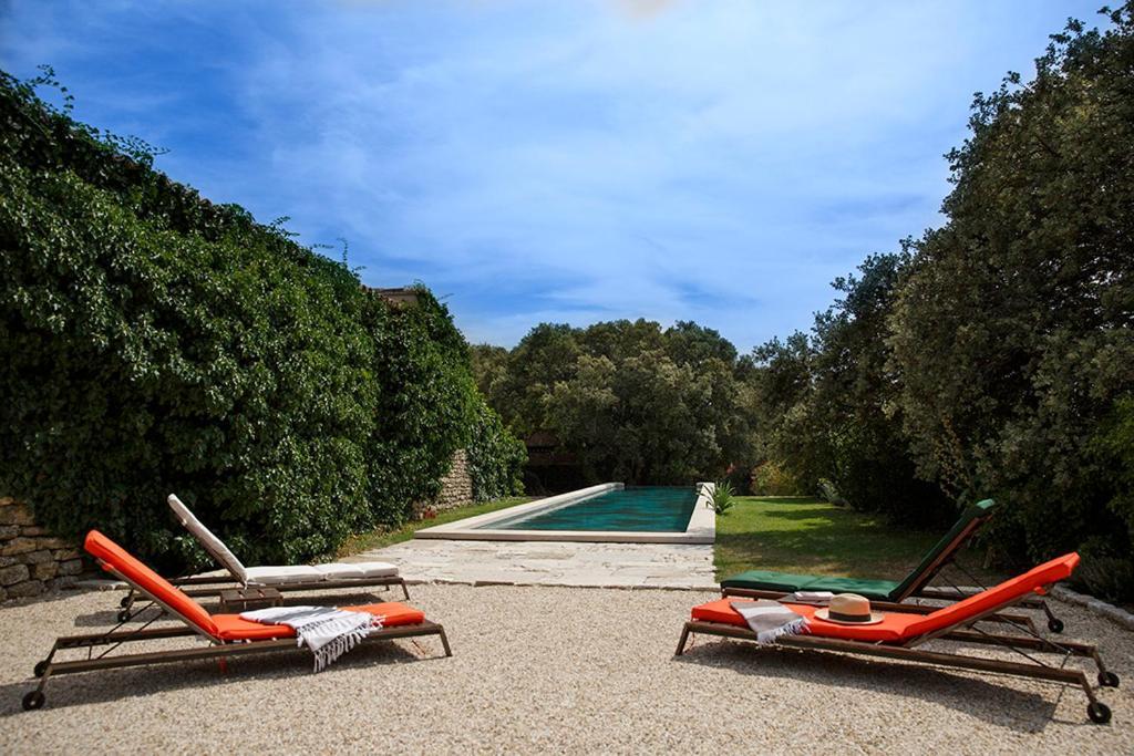 Bed and Breakfast La Bastide Jouval Gordes Exterior foto