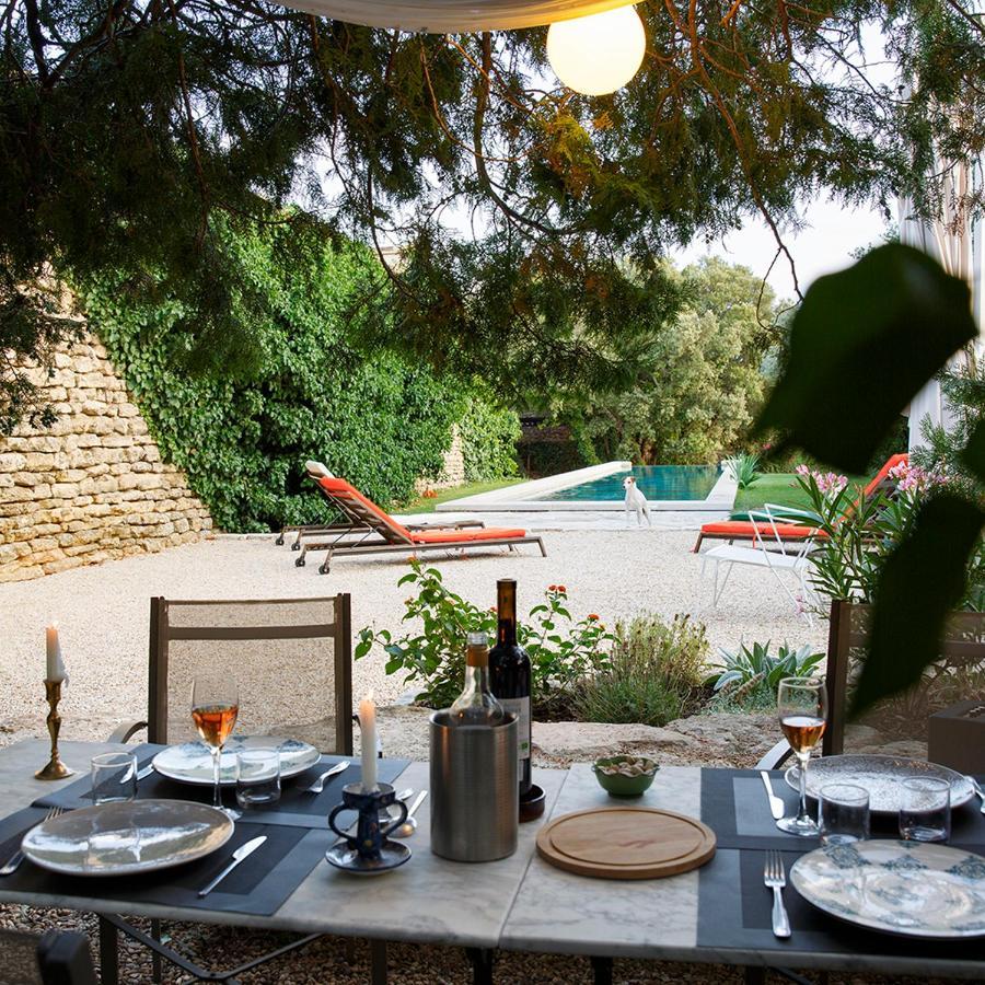 Bed and Breakfast La Bastide Jouval Gordes Exterior foto
